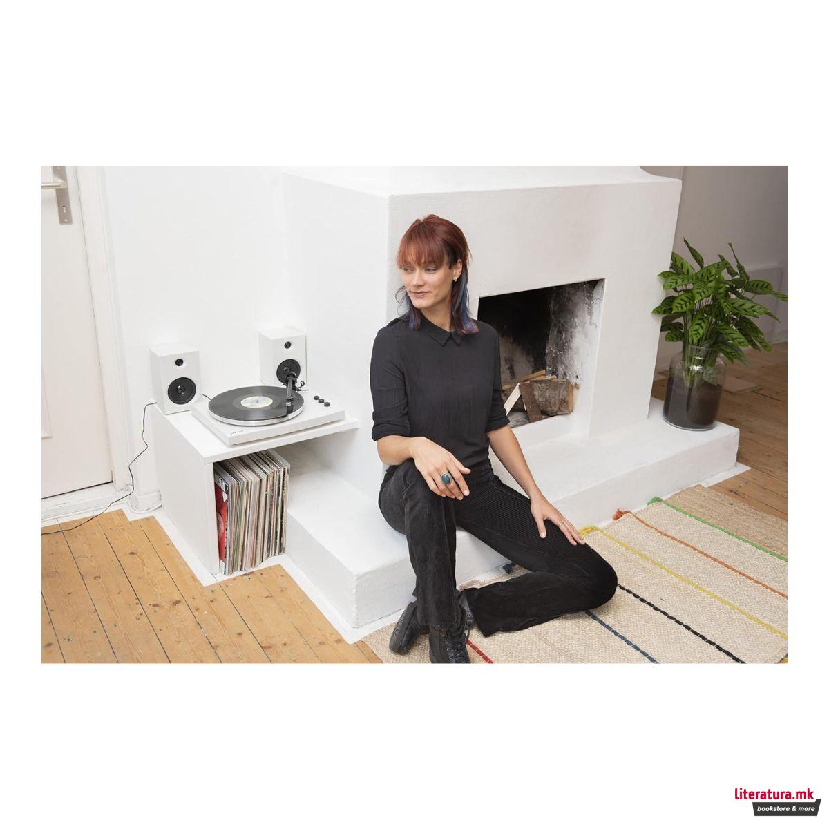 Грамофон со звучници, Crosley T150 White 