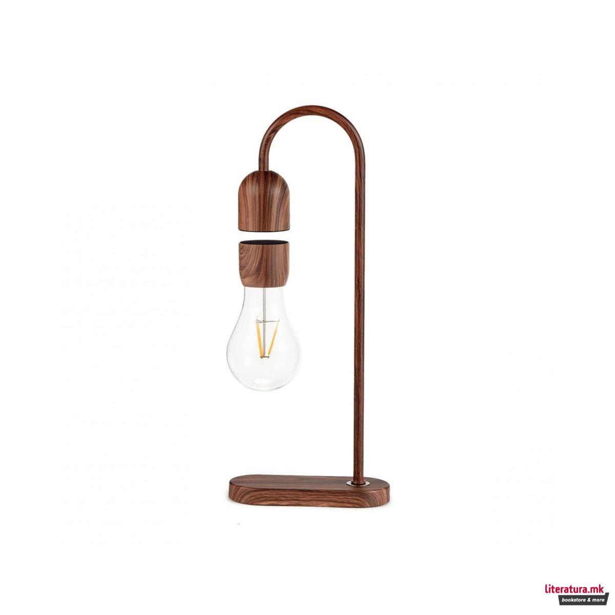 Столна ламба, Evaro Lightbulb, дрвена