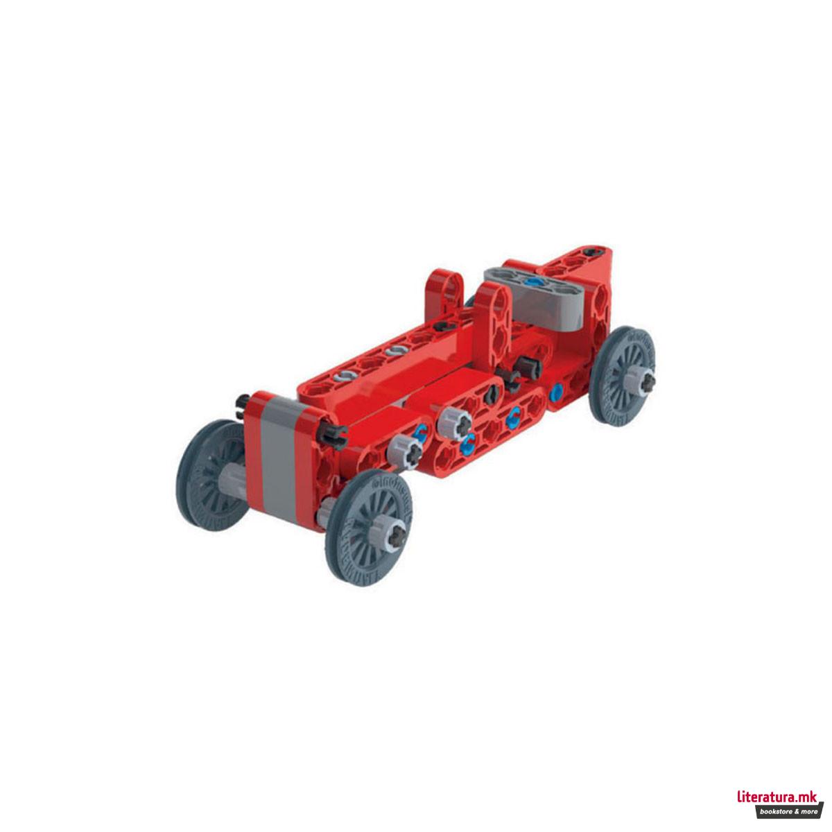 STEM сет за градба,  Science & Play Build, Mechanics - Racing Cars 