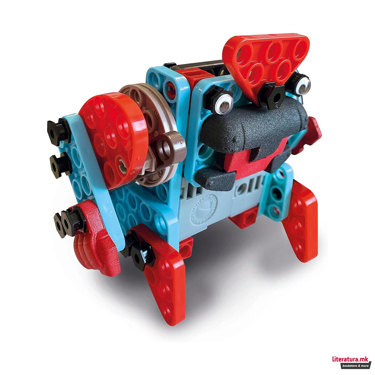 STEM сет за градба, Science Museum Build, Mechanics Junior - Moving Robots 