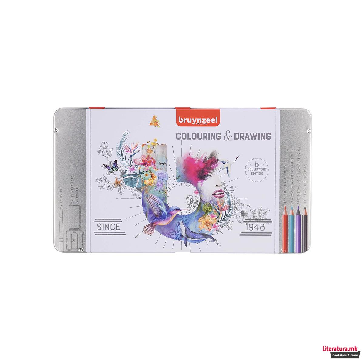 Сет дрвени боици, Bruynzeel - Colouring & Drawing, 1/70 