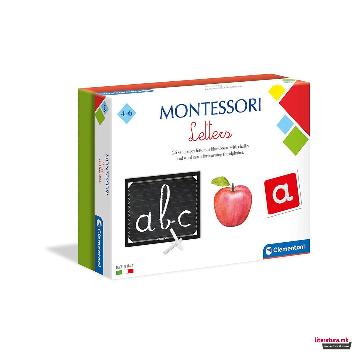 Едукативен сет, Montessori - Букви 