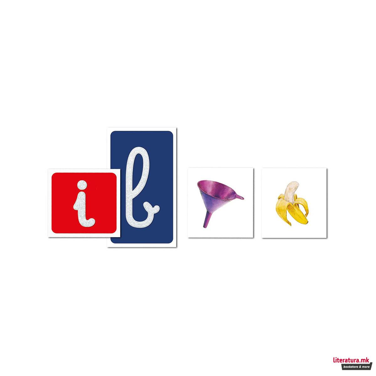 Едукативен сет, Montessori - Букви 