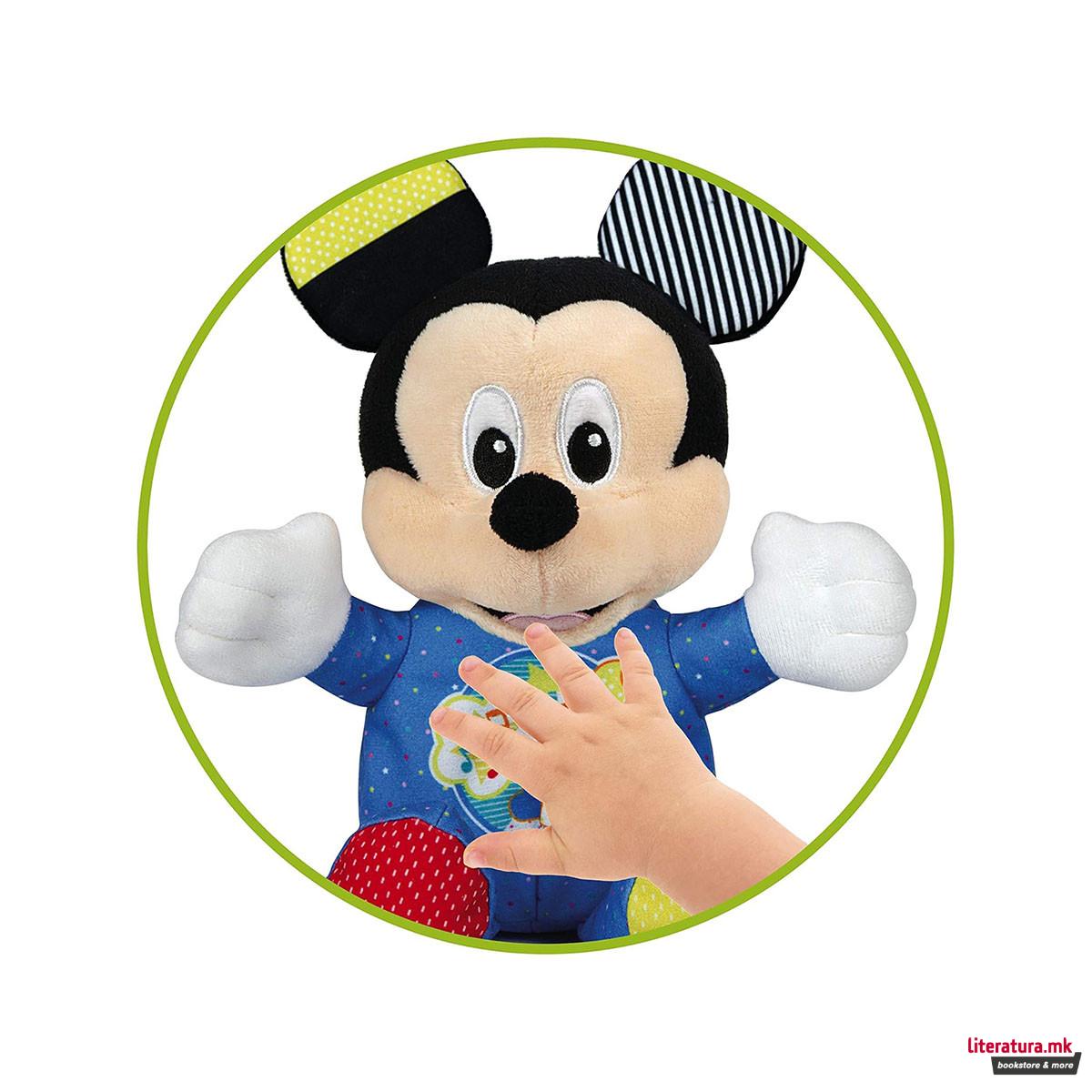 Светлечка плишана играчка, Clementoni Baby, Disney - Mickey Mouse 