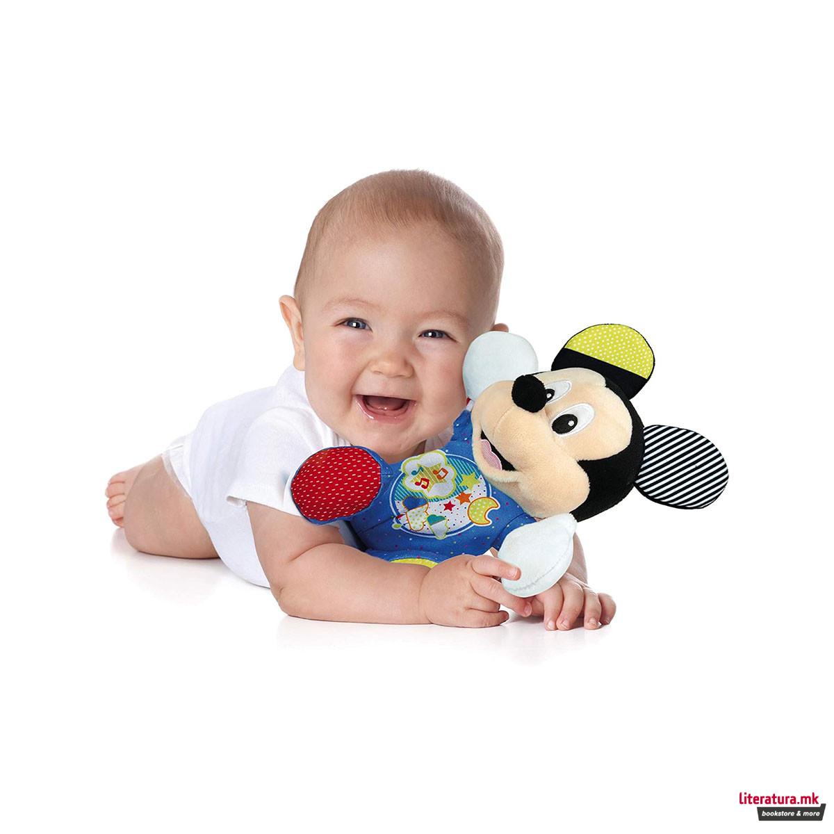 Светлечка плишана играчка, Clementoni Baby, Disney - Mickey Mouse 