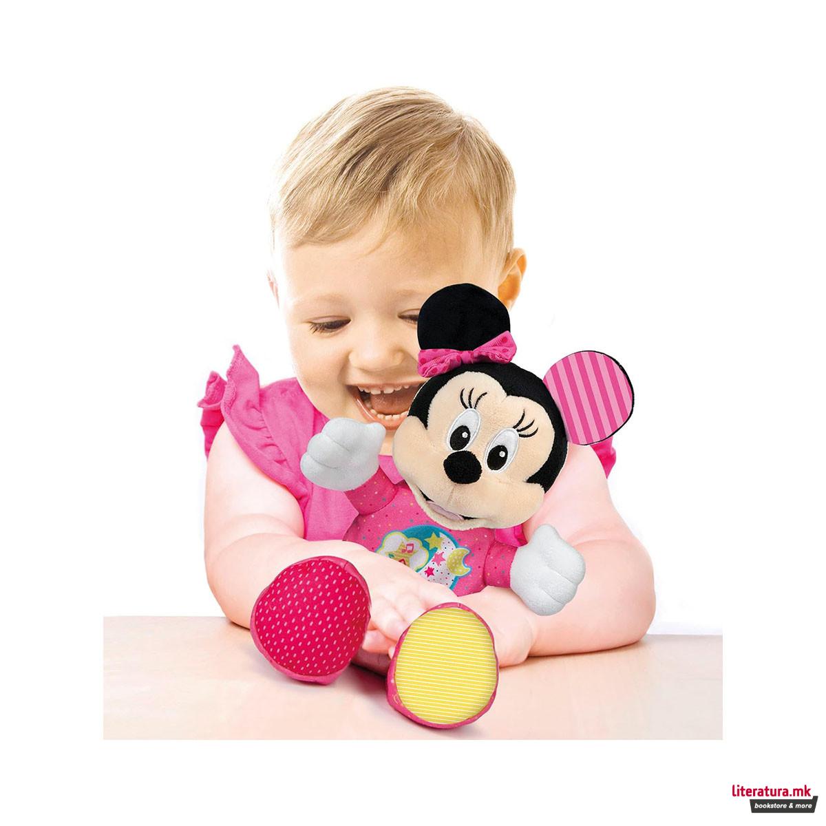Светлечка плишана играчка, Clementoni Baby, Disney - Minnie Mouse 