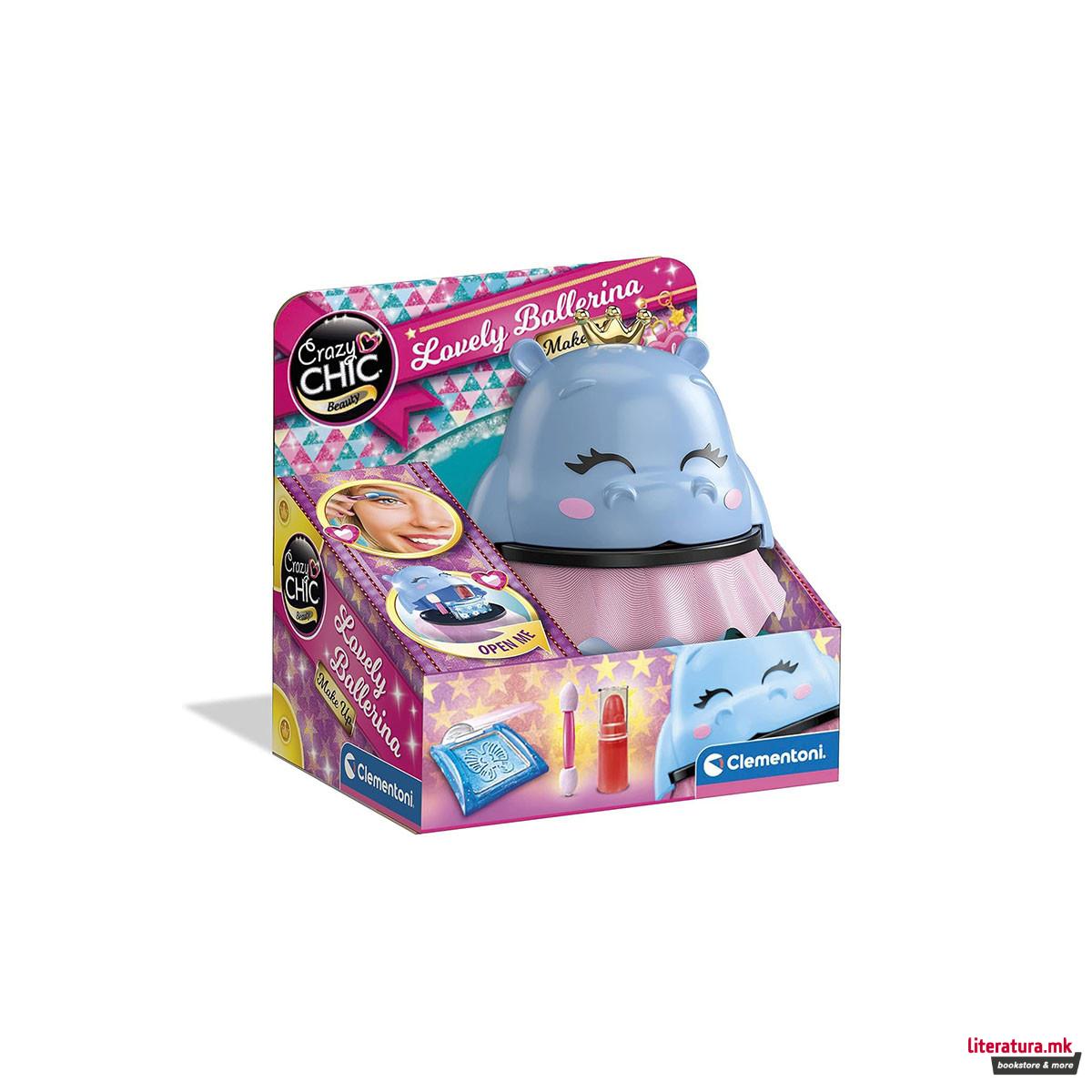 Детски сет за шминкање, Crazy Chic Beauty - Lovely Ballerina Make Up 
