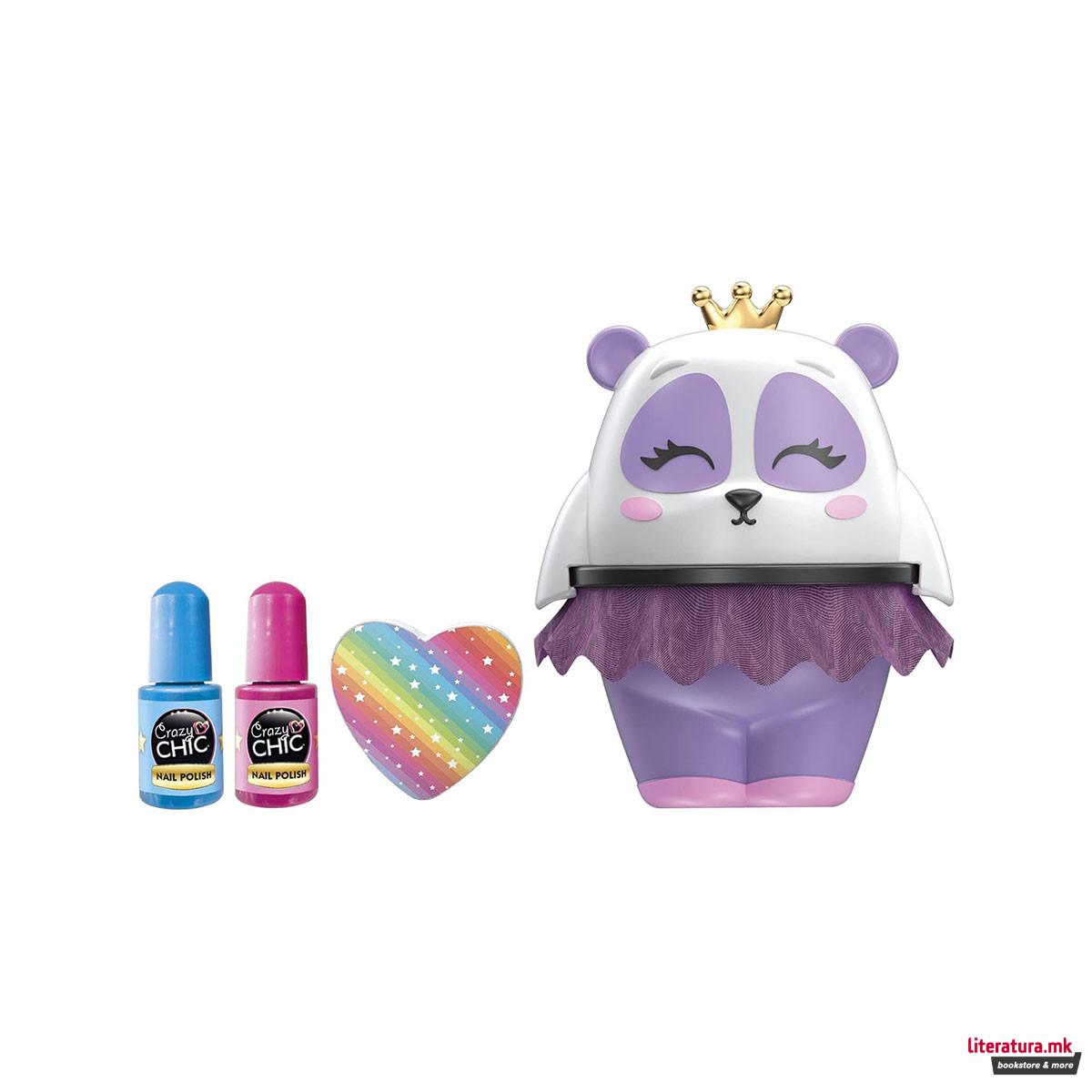 Детски сет за нокти, Crazy Chic Beauty - Lovely Ballerina Nail Art 