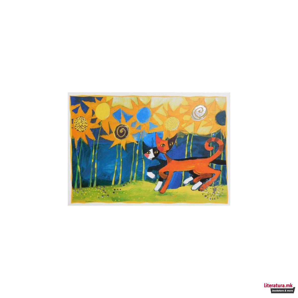 Разгледница, Rosina Wachtmeister - Sunflowers 