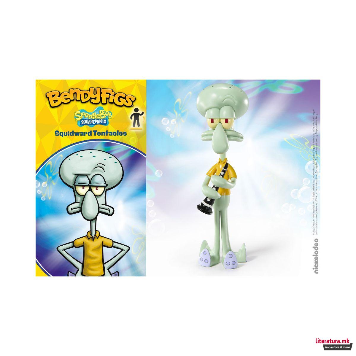 Фигура, Bendyfigs™, Spongebob Squarepants - Squidward Tentacles 