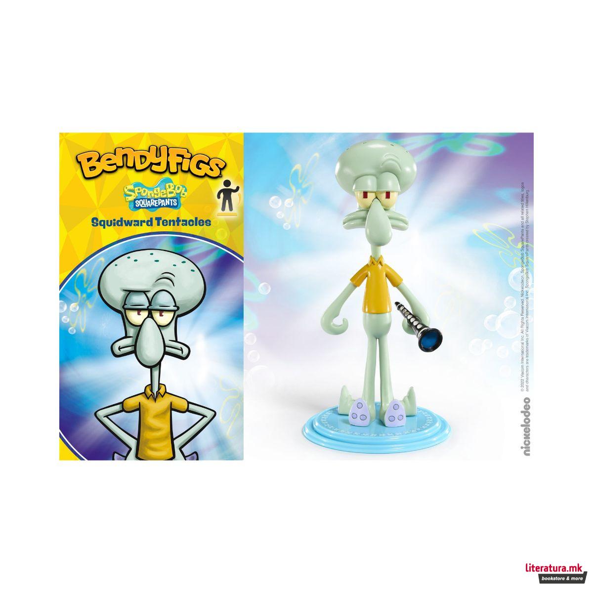 Фигура, Bendyfigs™, Spongebob Squarepants - Squidward Tentacles 