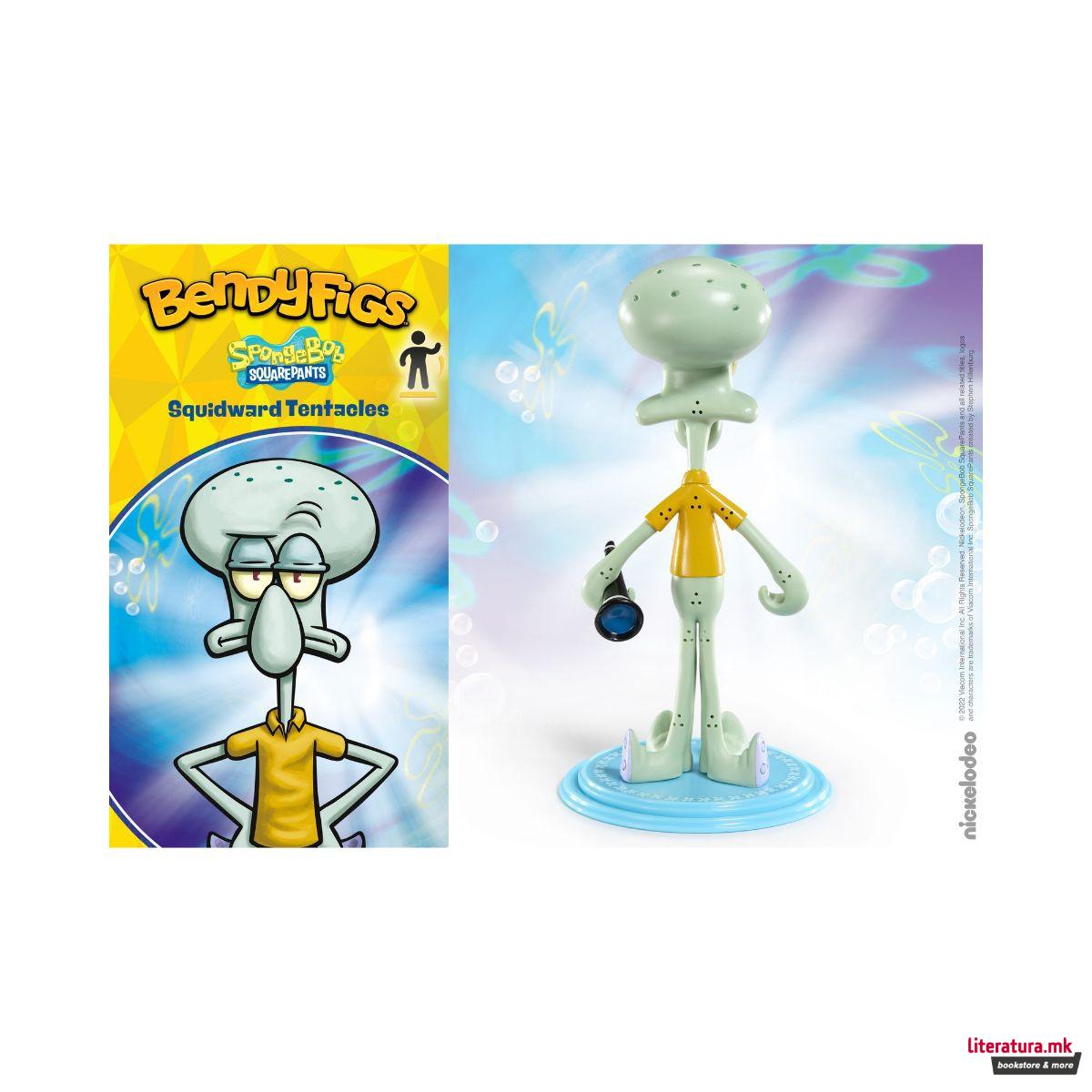 Фигура, Bendyfigs™, Spongebob Squarepants - Squidward Tentacles 