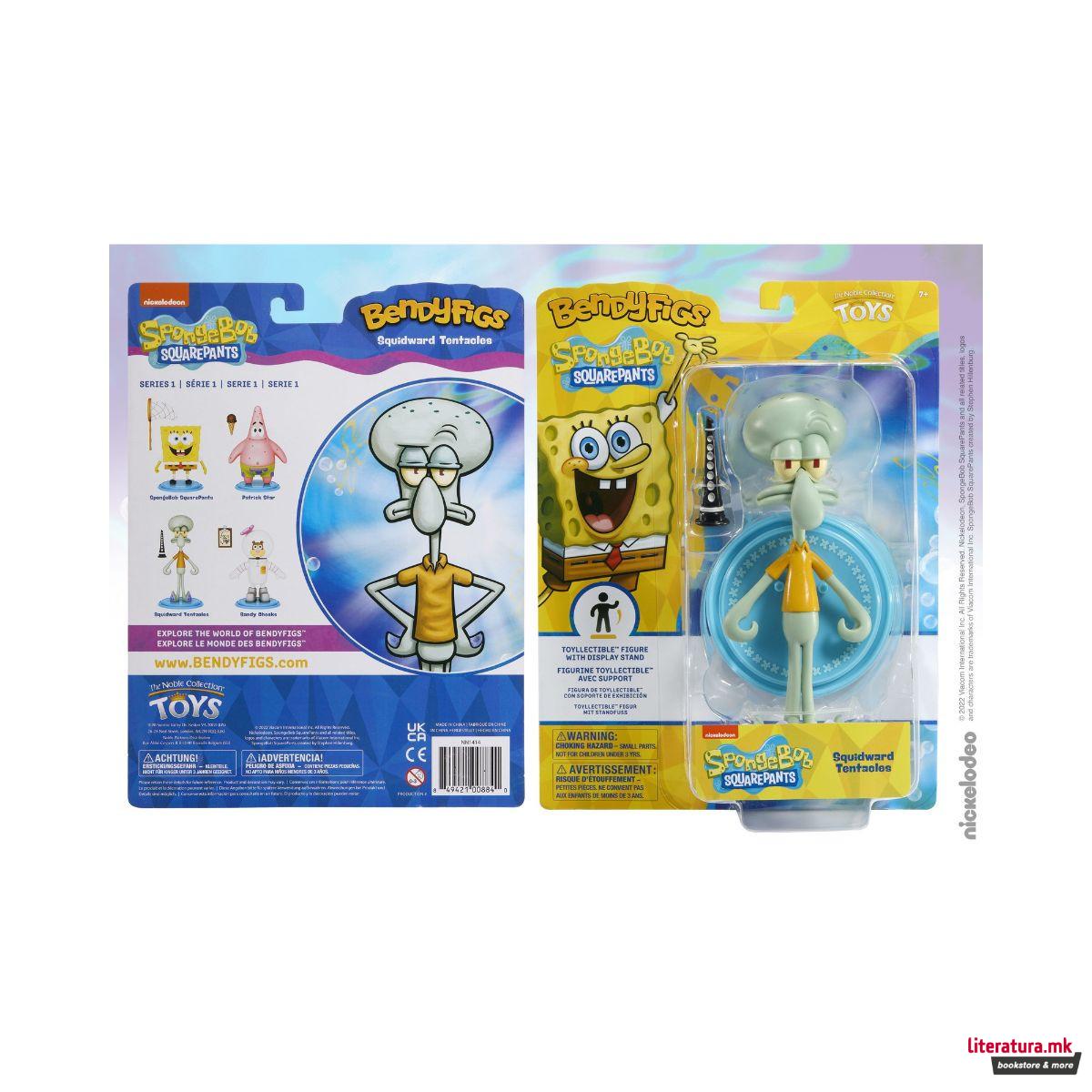 Фигура, Bendyfigs™, Spongebob Squarepants - Squidward Tentacles 