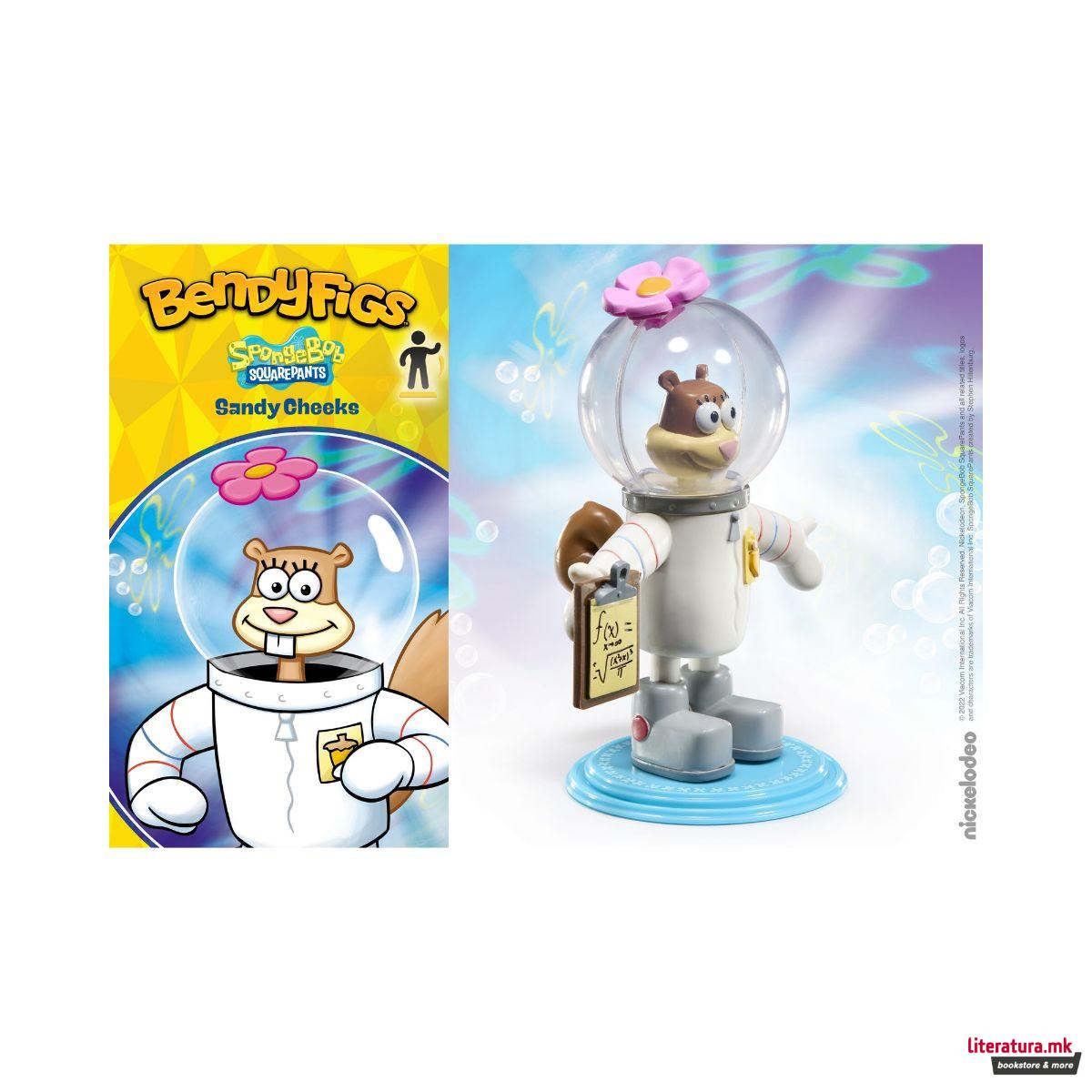 Фигура, Bendyfigs™, Spongebob Squarepants - Sandy Cheeks 