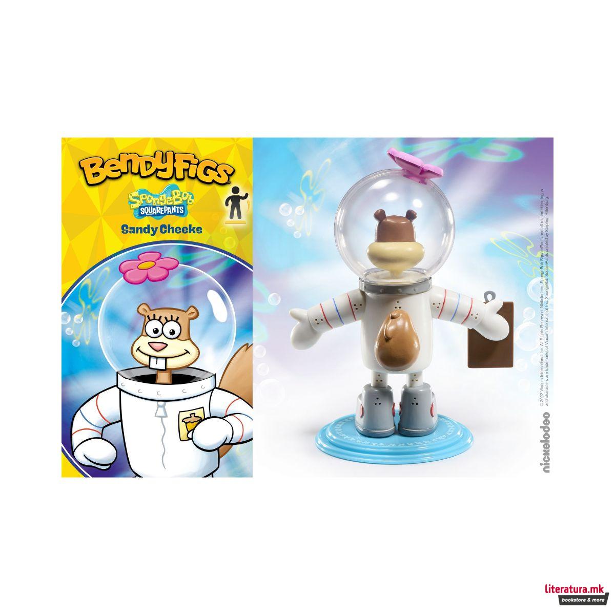 Фигура, Bendyfigs™, Spongebob Squarepants - Sandy Cheeks 