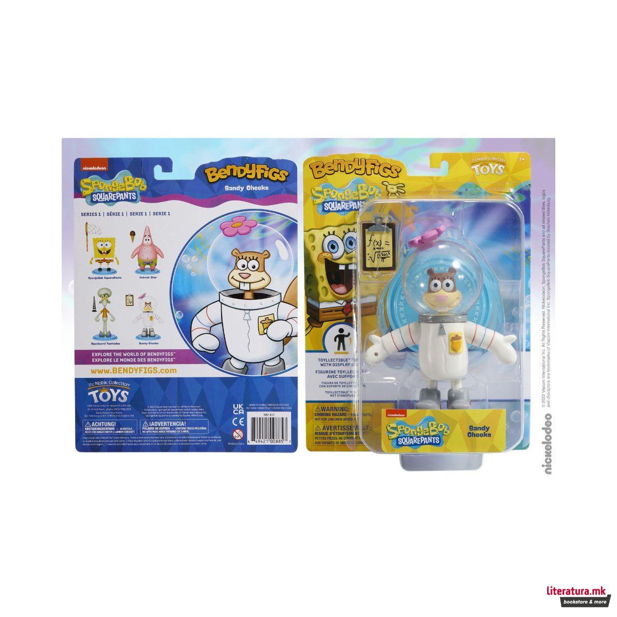 Фигура, Bendyfigs™, Spongebob Squarepants - Sandy Cheeks 