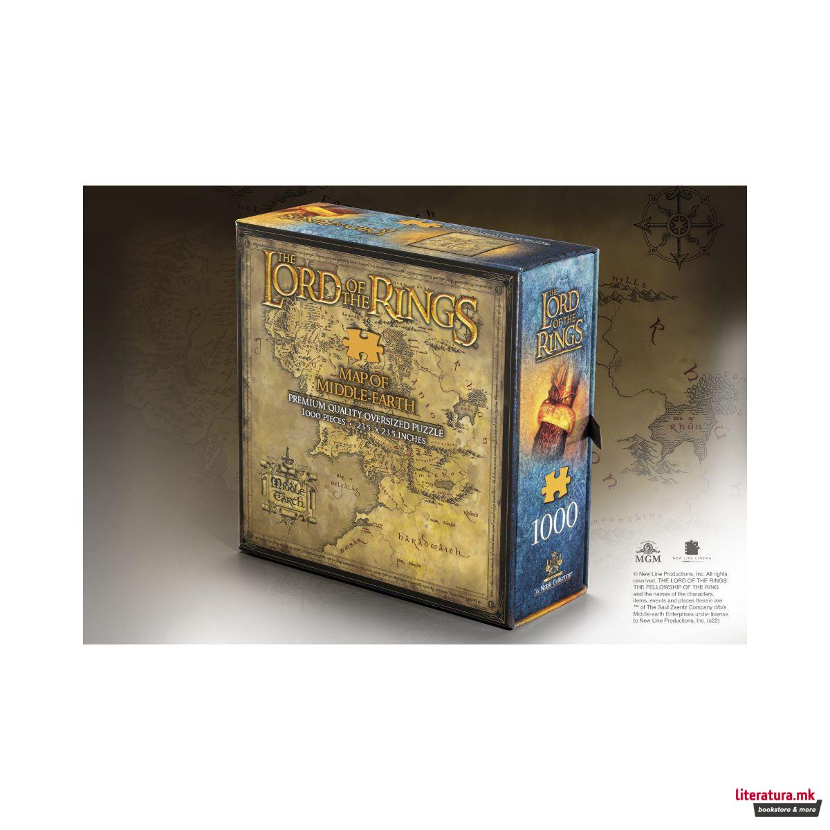 Сложувалка, Lord Of The Rings - Map of Middle Earth, 1000 парчиња 