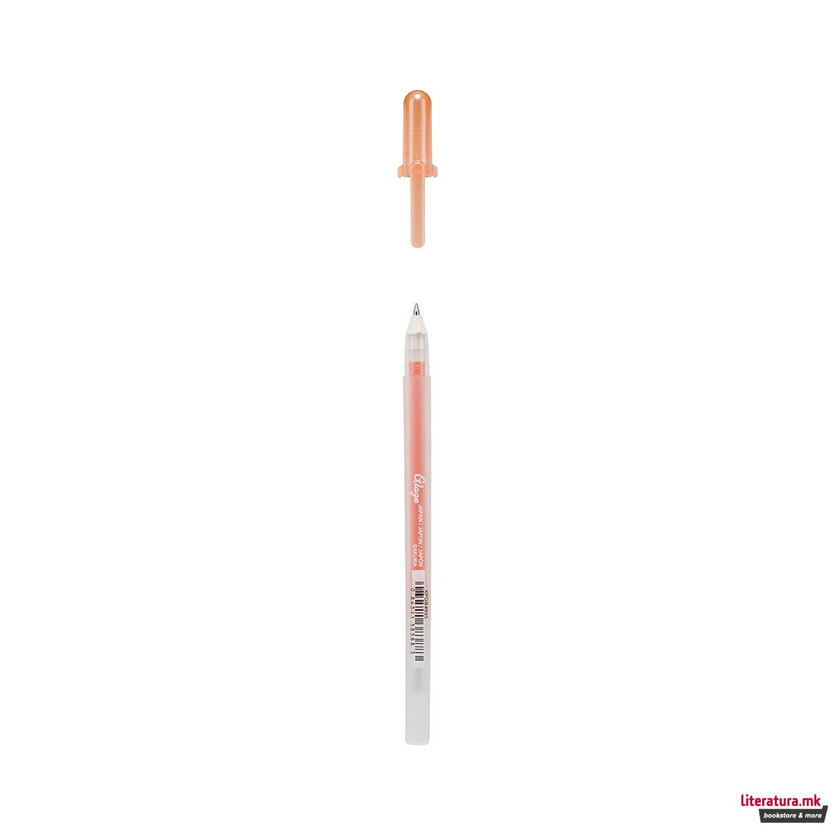 Гел-ролер, Sakura, Gelly Roll - Glaze 3D-Roller, Orange 