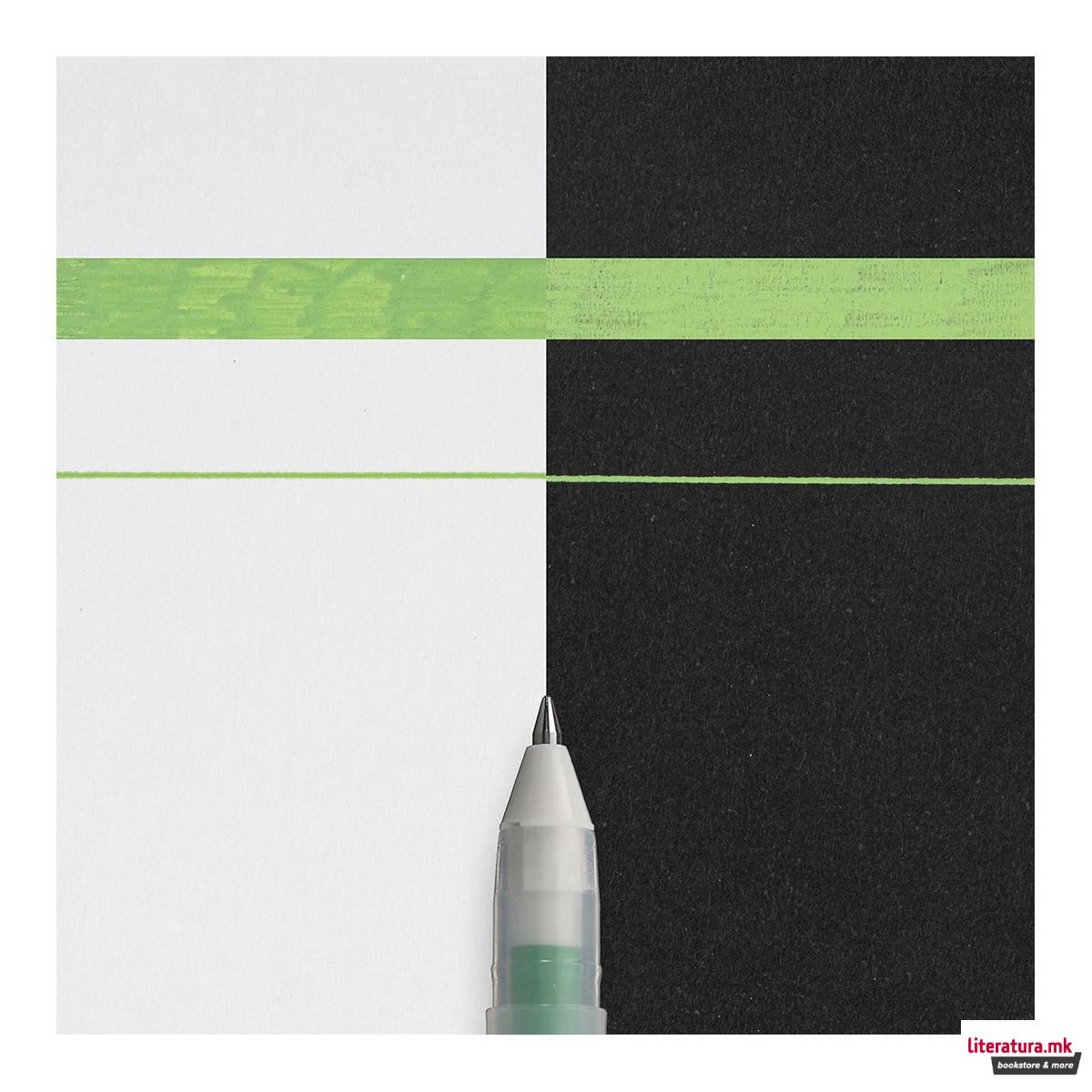 Гел-ролер, Sakura, Gelly Roll - Moonlight 06, Leaf Green 