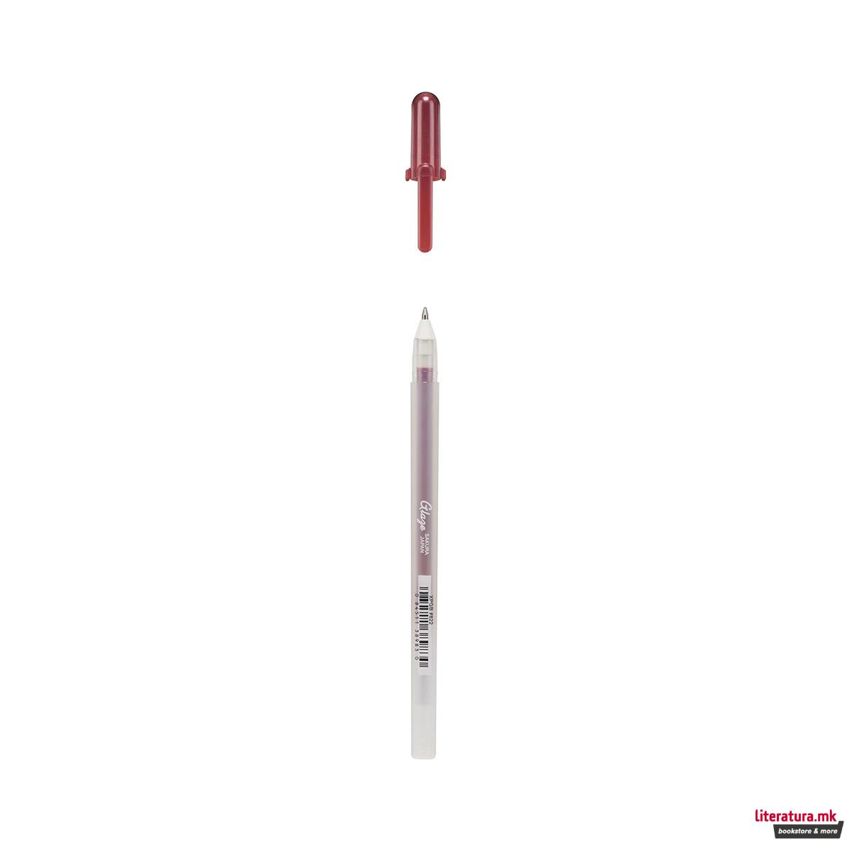 Гел-ролер, Sakura, Gelly Roll - Glaze 3D-Roller, Deep Red 