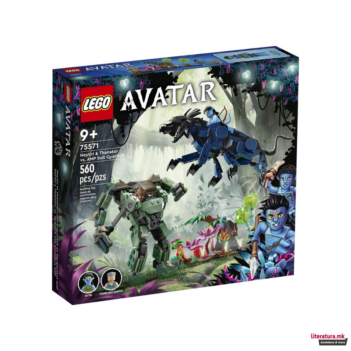 LEGO коцки, Avatar, Neytiri & Thanator vs. AMP Suit Quaritch 