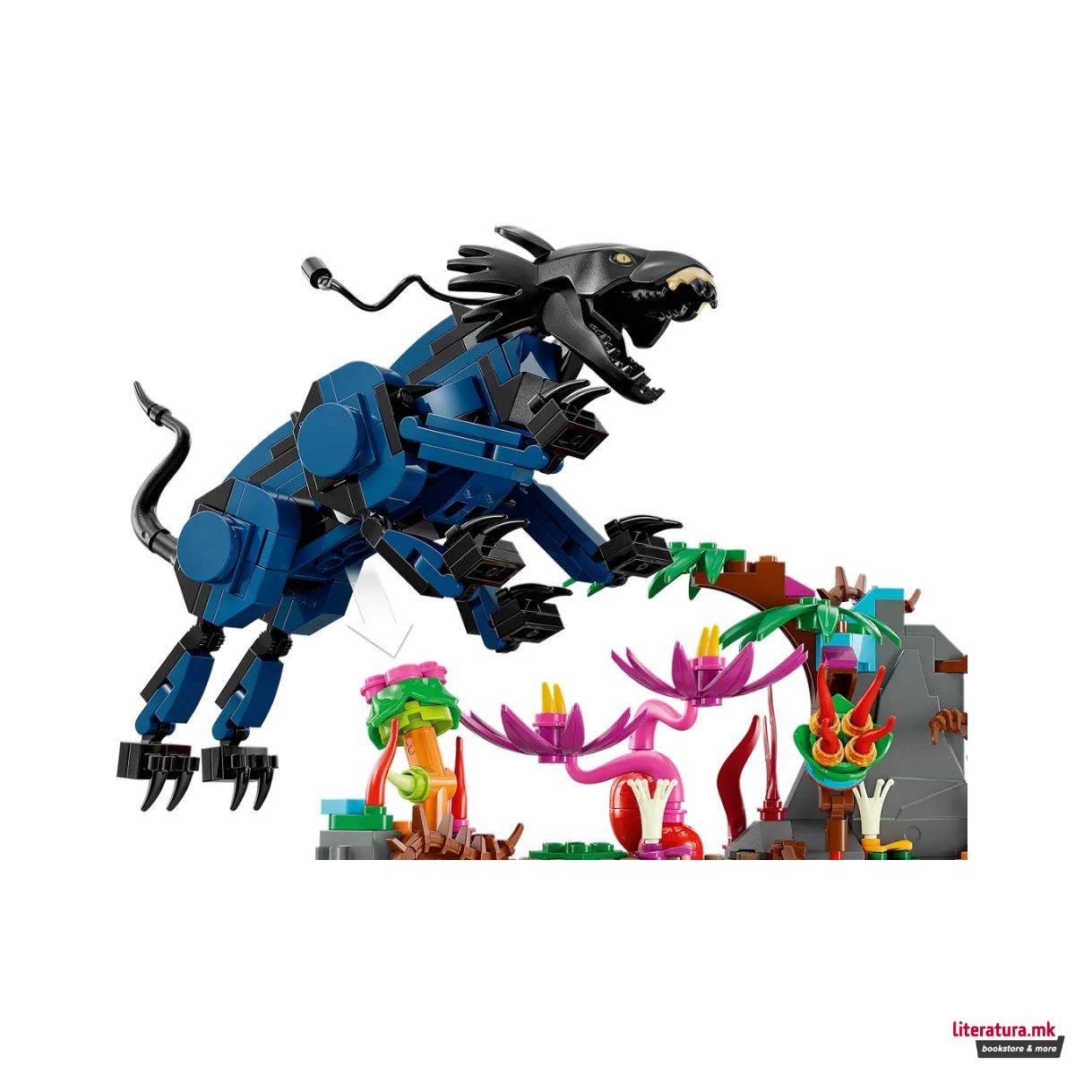 LEGO коцки, Avatar, Neytiri & Thanator vs. AMP Suit Quaritch 
