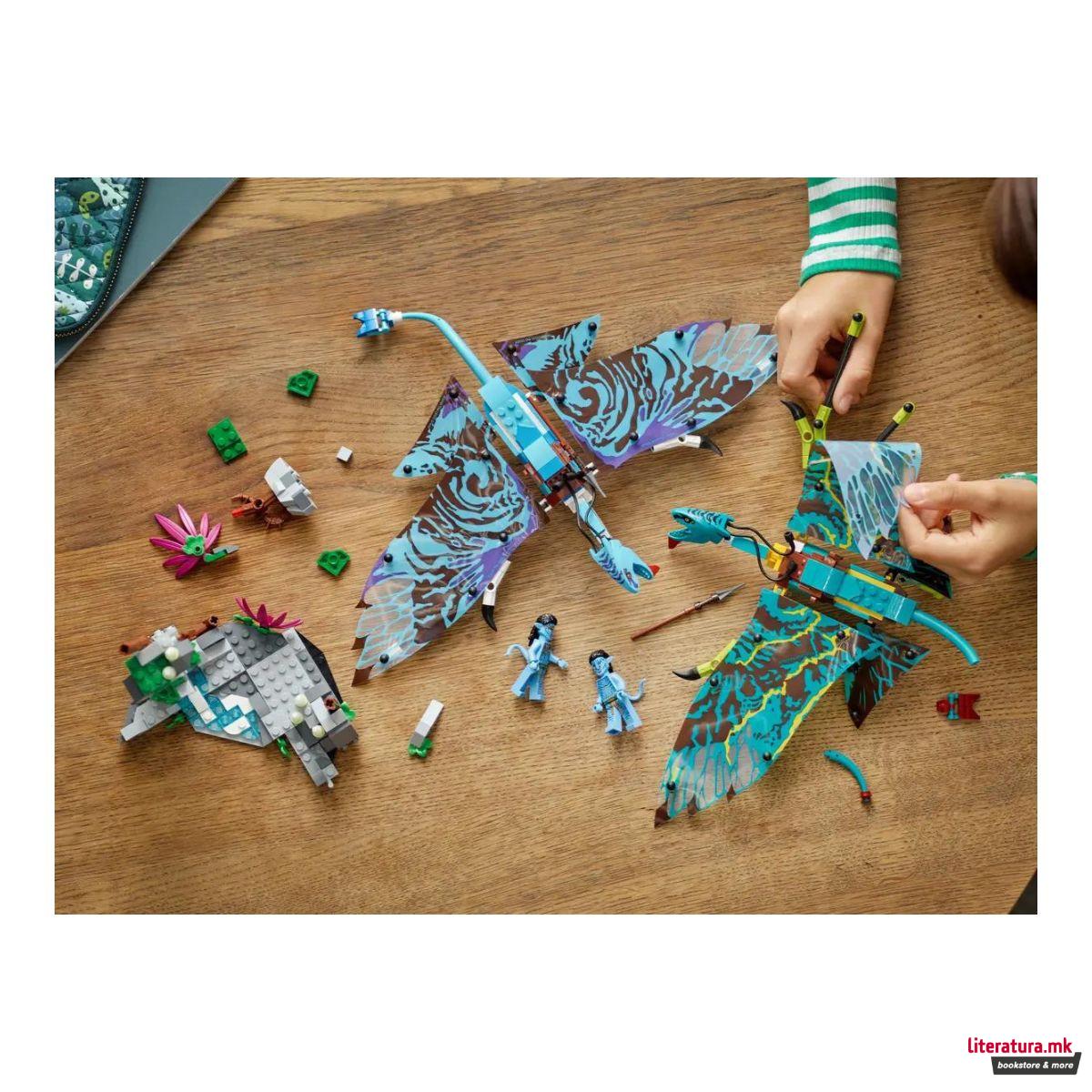 LEGO коцки, Avatar, Jake & Neytiri’s First Banshee Flight 