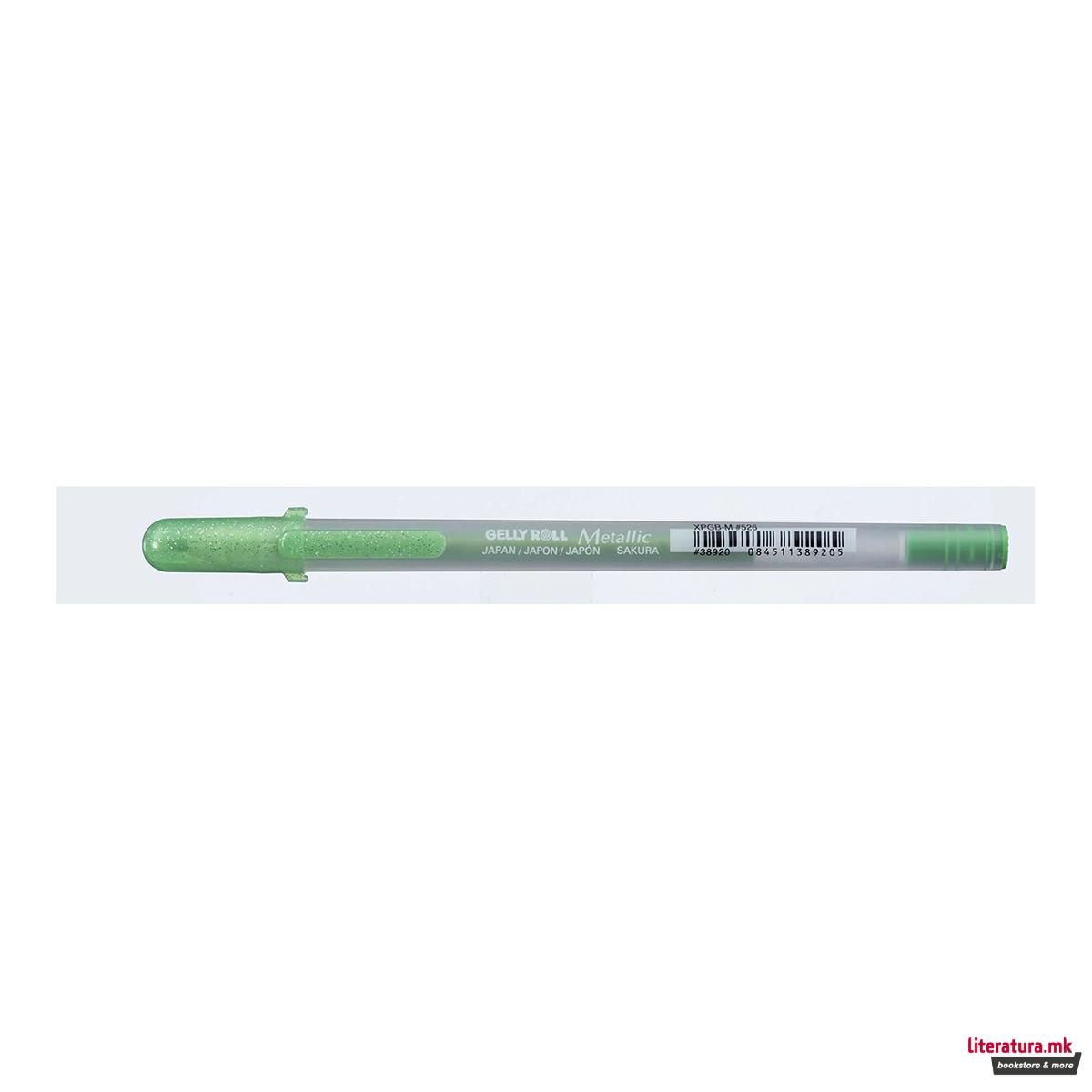 Гел-ролер, Sakura, Gelly Roll - Metallic, Emerald 