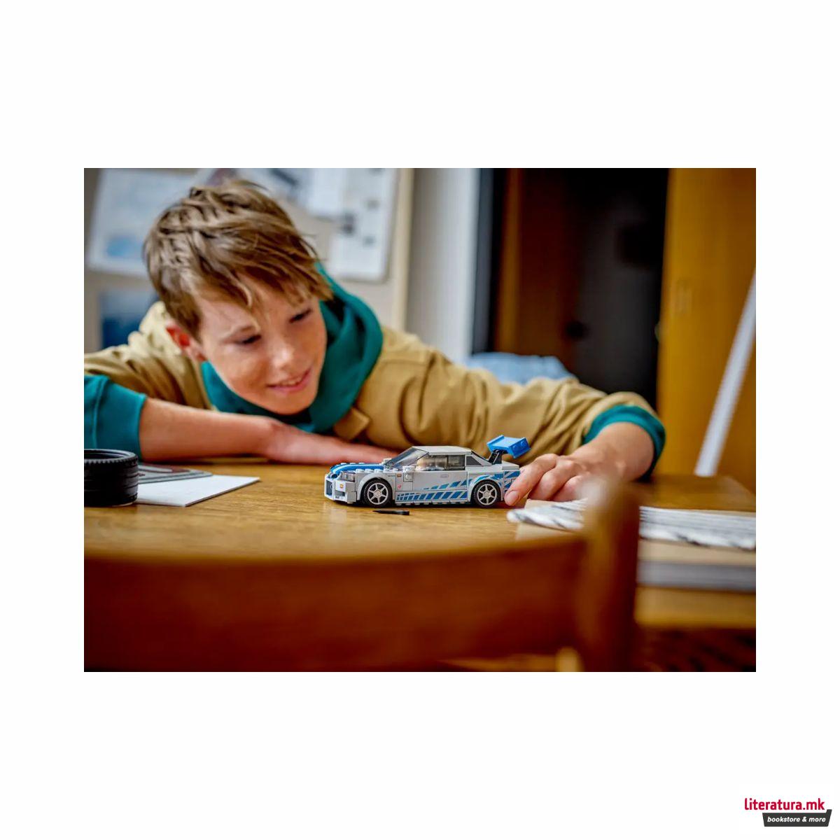 LEGO коцки, Speed Champions, 2 Fast 2 Furious Nissan Skyline GT-R (R34) 