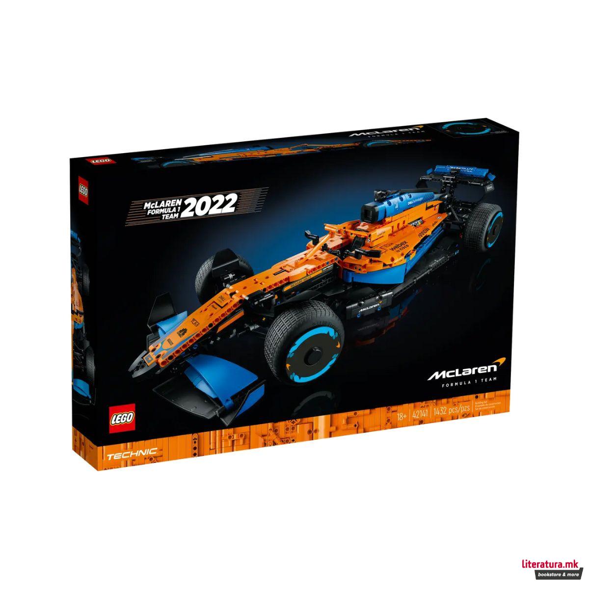 LEGO коцки, Technic, McLaren Formula 1 Team 2022 Race Car 