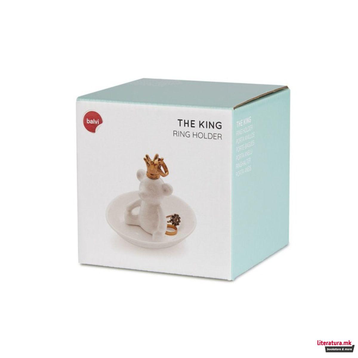 Порцелански држач за накит, The King 