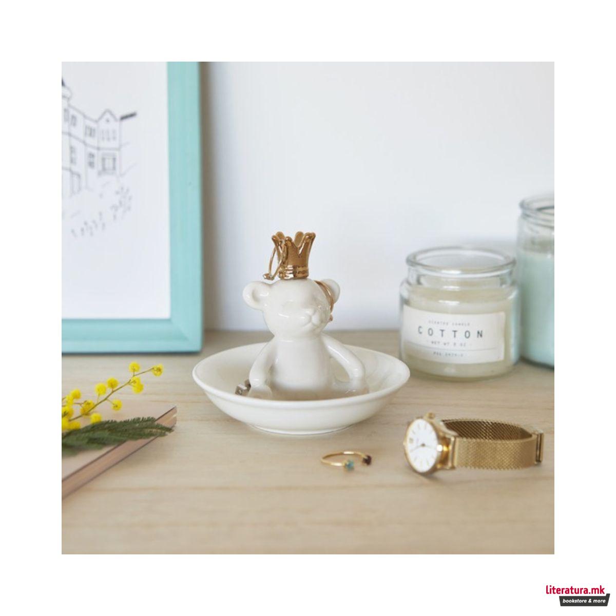 Порцелански држач за накит, The King 