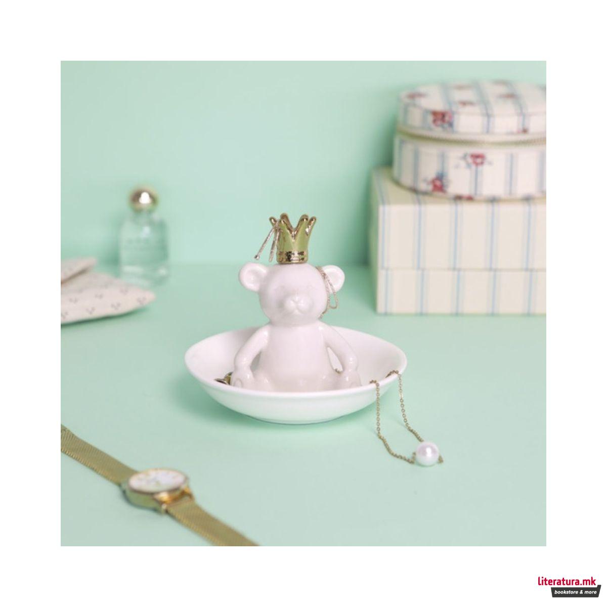 Порцелански држач за накит, The King 