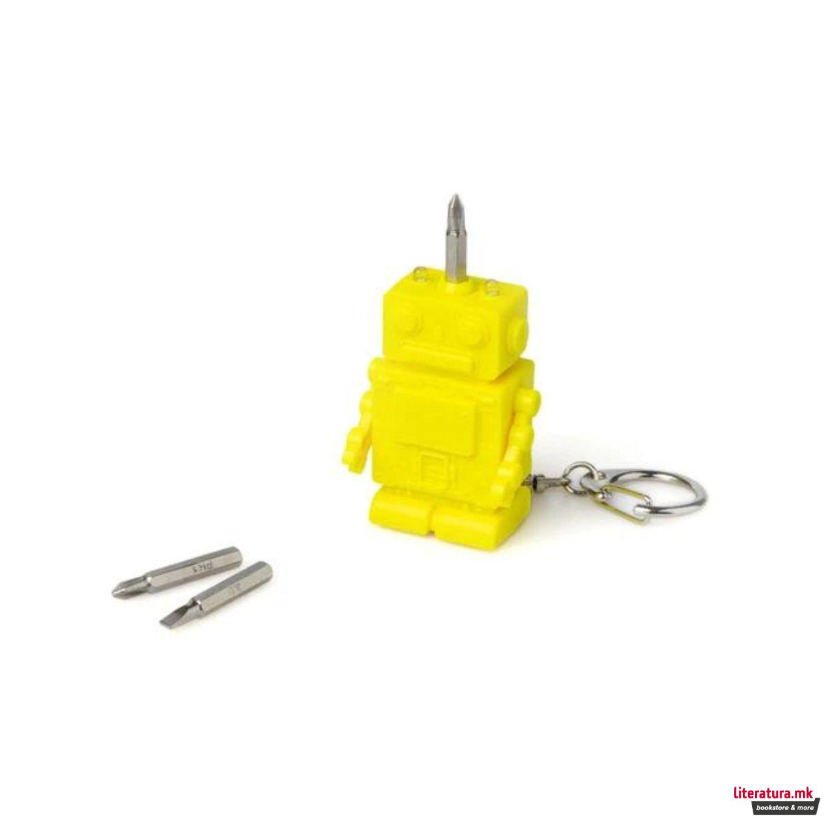 Повеќенаменско алатче/приврзок за клуч, Robot 