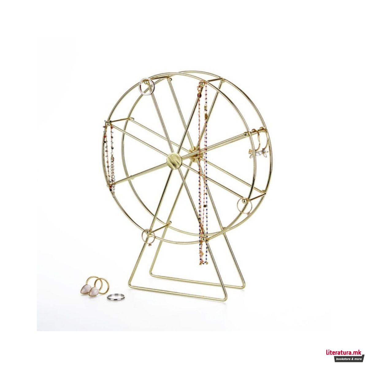 Метален држач за накит, Golden Wheel 