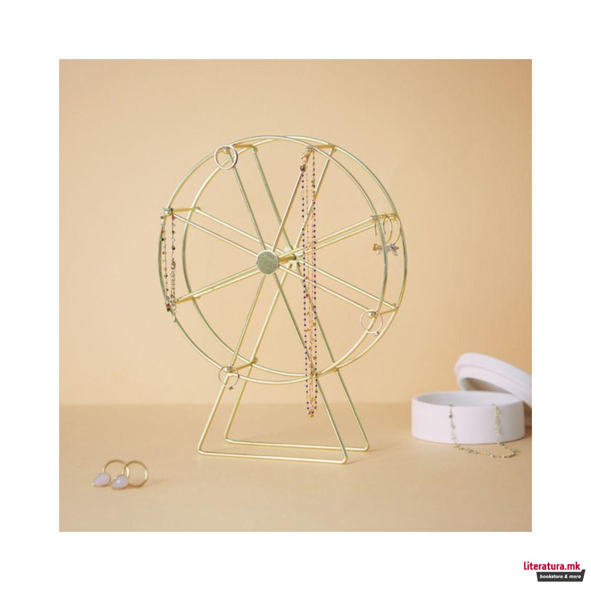 Метален држач за накит, Golden Wheel 