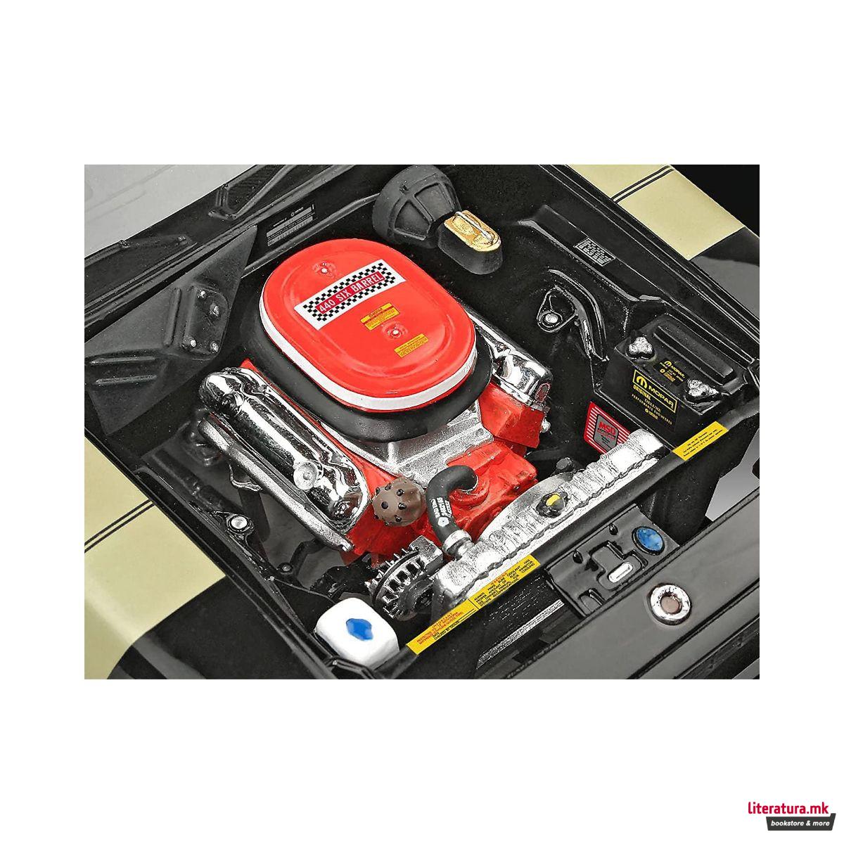 Сет макета + бои, Fast &Furious - Dominic's 1971 Plymouth GTX, 1:24 