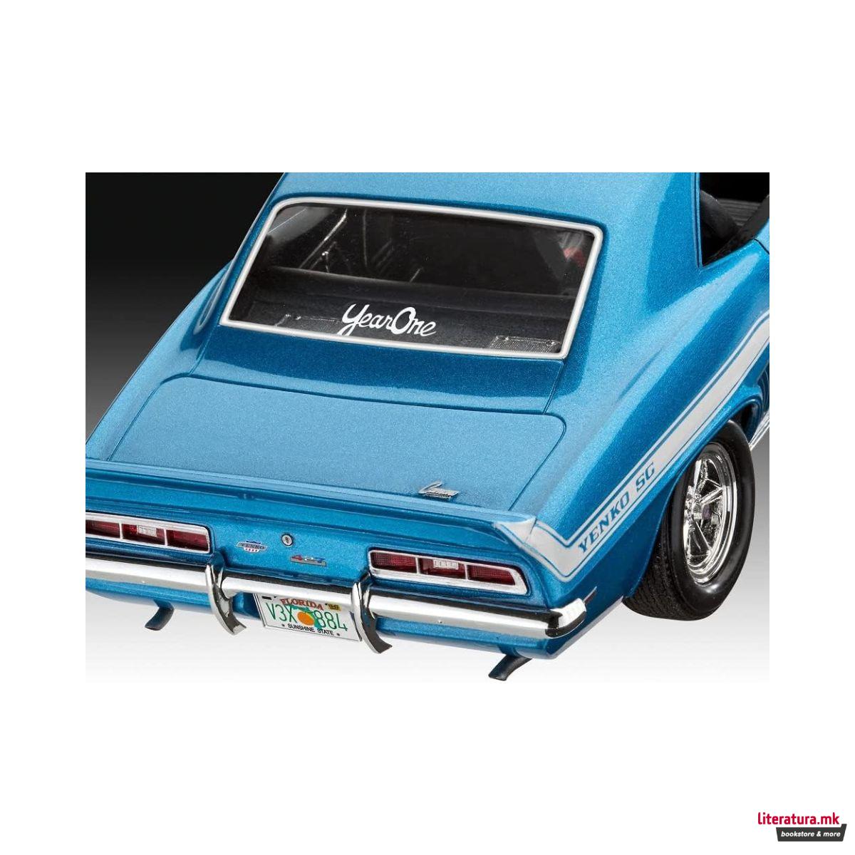 Сет макета + бои, Fast &Furious - 1969 Chevy Camaro Yenko, 1:24 