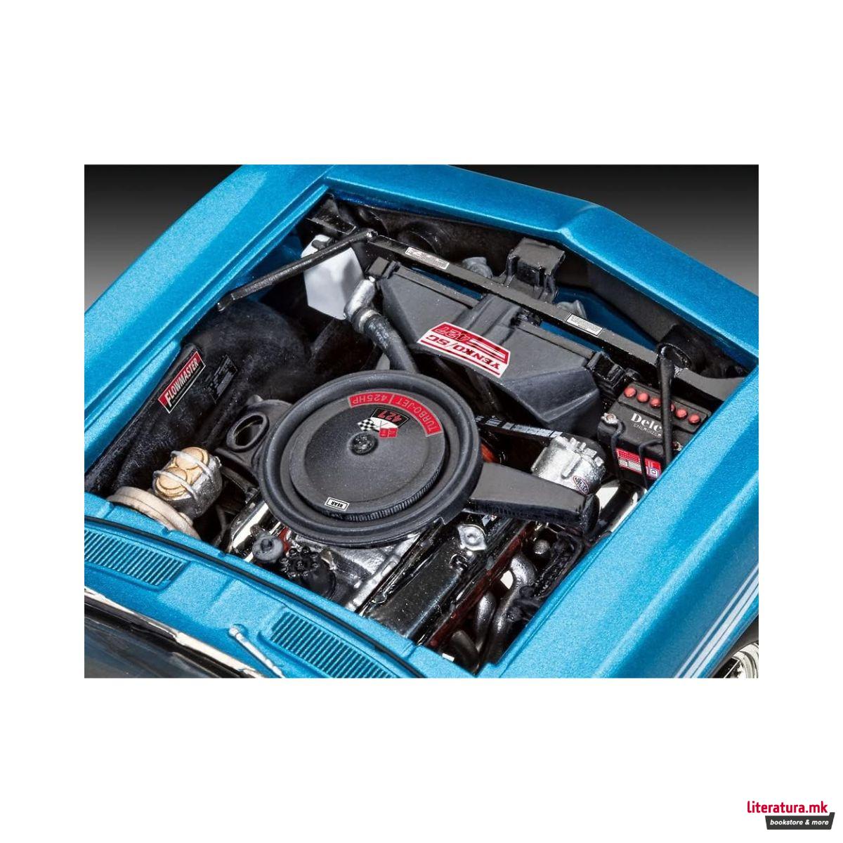 Сет макета + бои, Fast &Furious - 1969 Chevy Camaro Yenko, 1:24 