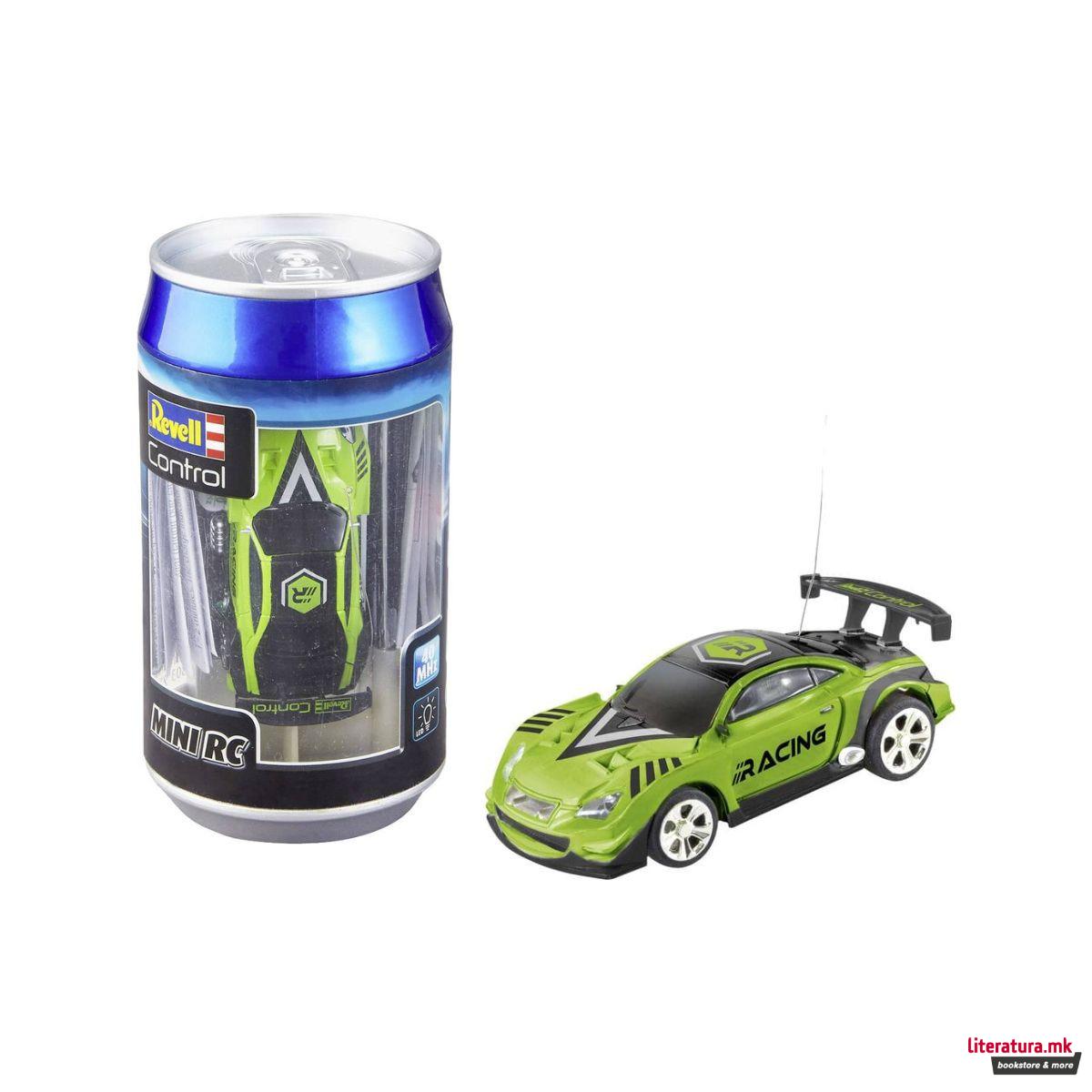 Мини количка со далечинско управување, Mini RC - Racing Car Green 