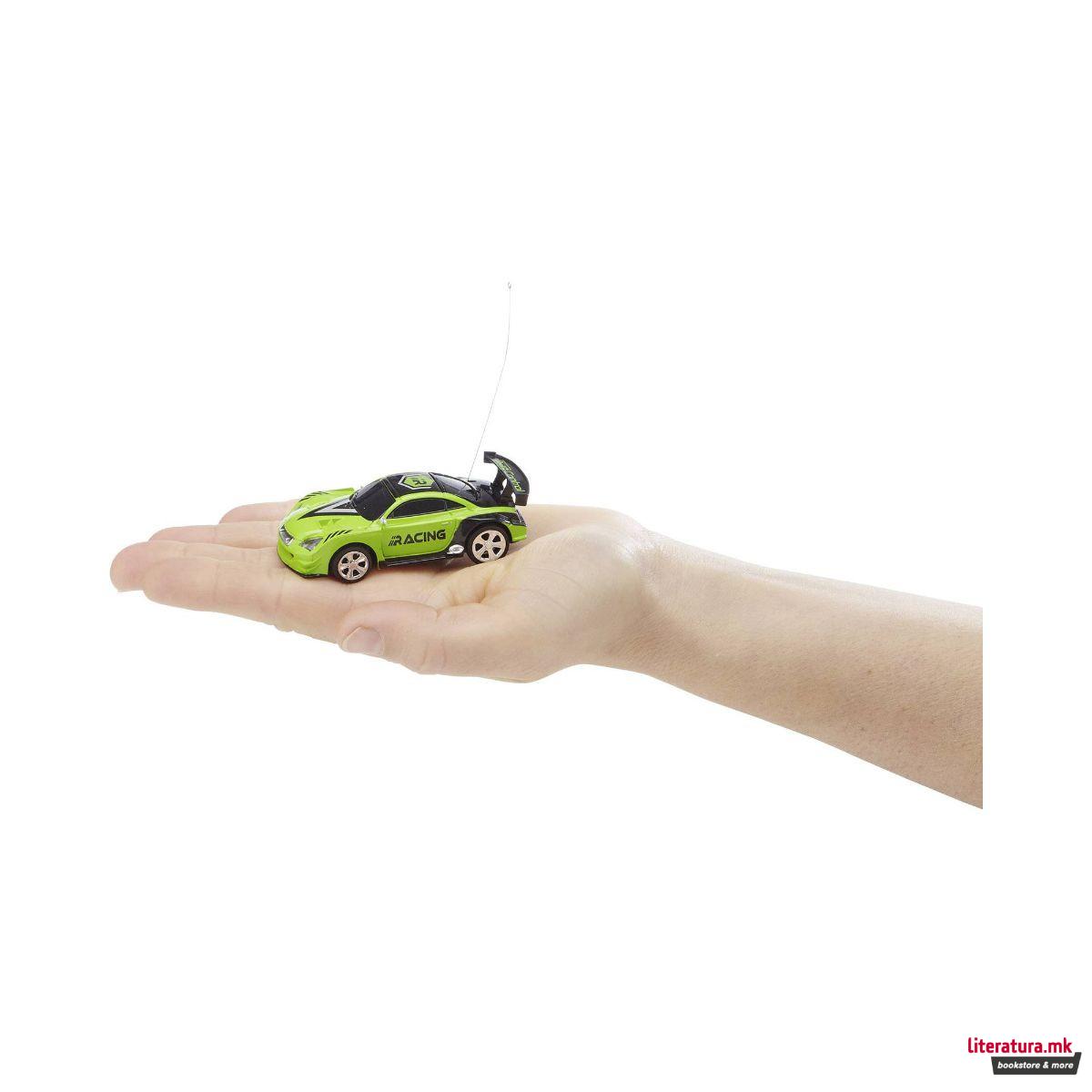 Мини количка со далечинско управување, Mini RC - Racing Car Green 