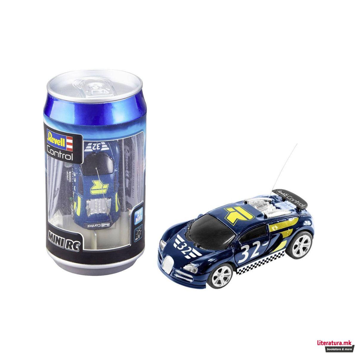 Мини количка со далечинско управување, Mini RC - Racing Car Blue 