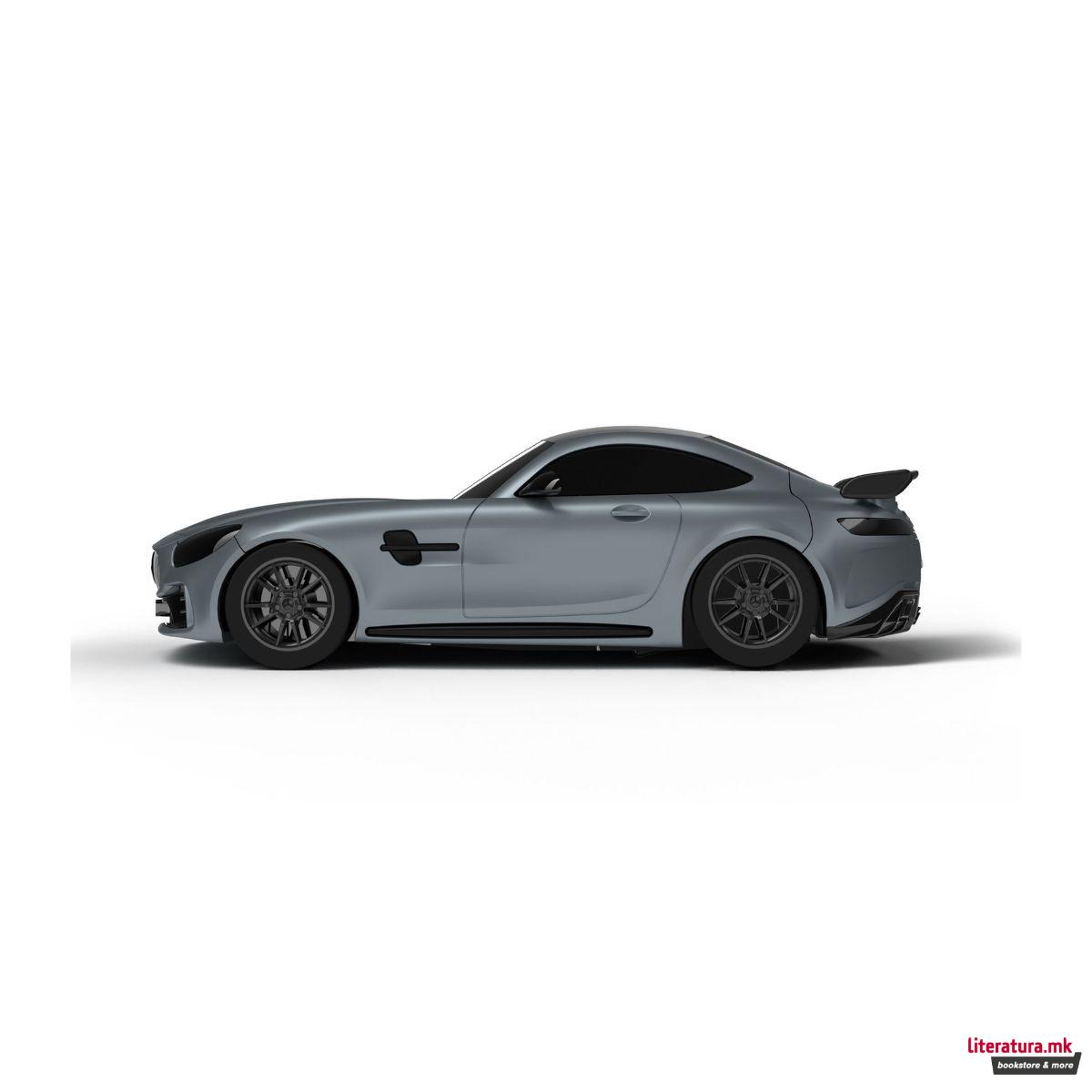 Макета, Build'n'Race, Mercedes AMG GT R - Gray, 1:43 