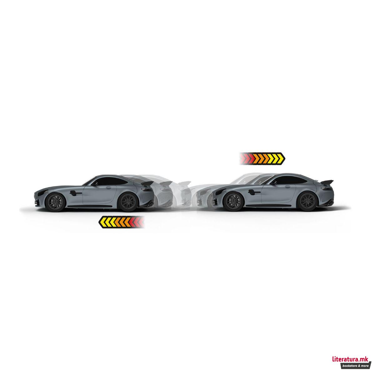 Макета, Build'n'Race, Mercedes AMG GT R - Gray, 1:43 