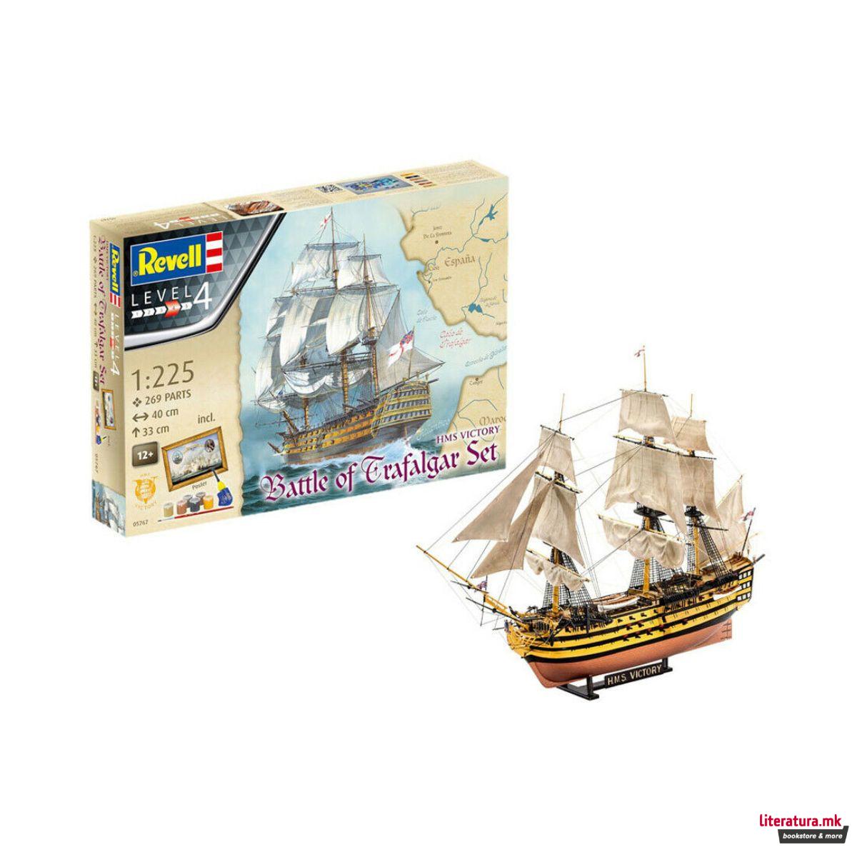 Макета, HMS Victory - Battle of Trafalgar Set, 1:225