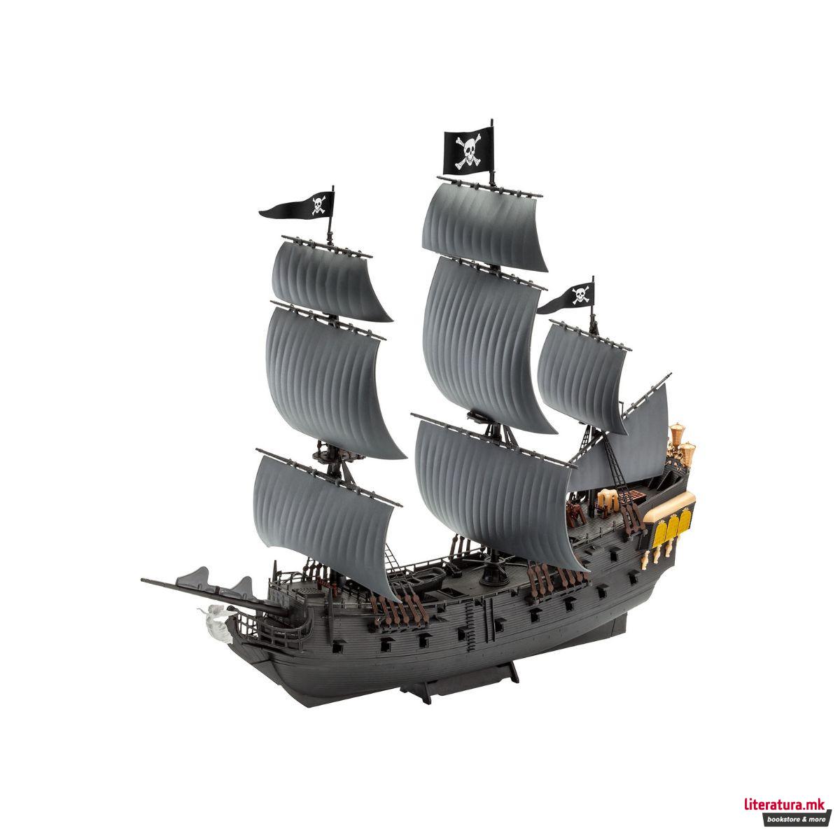 Сет макета + бои, Pirates of the Caribbean - Black Pearl (Easy-click), 1:150 