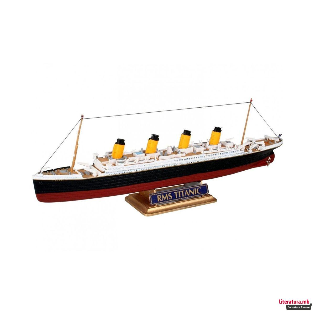 Сет макета + бои, R.M.S Titanic, 1:1200