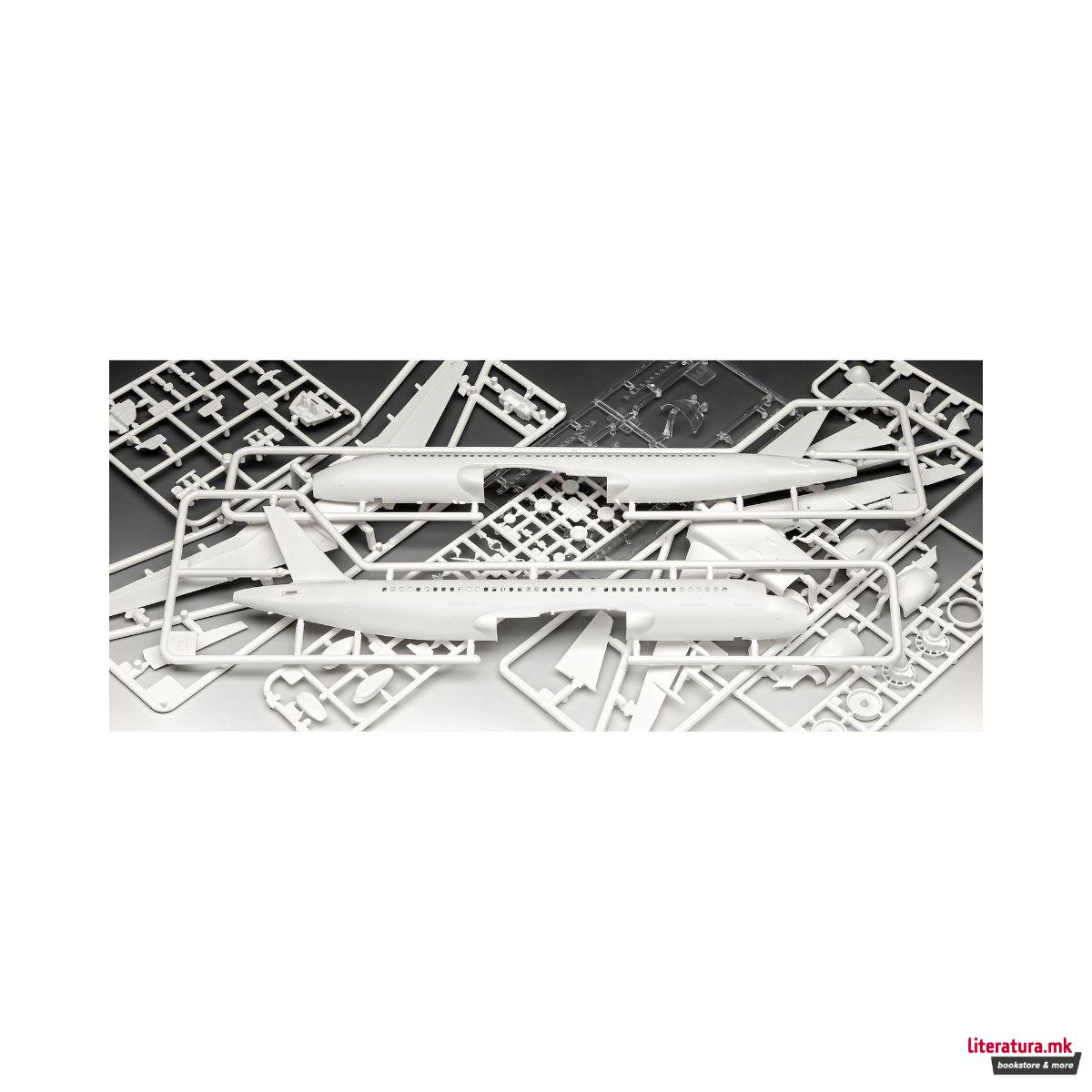 Сет макета + бои, Airbus A320neo (British Airways), 1:144 