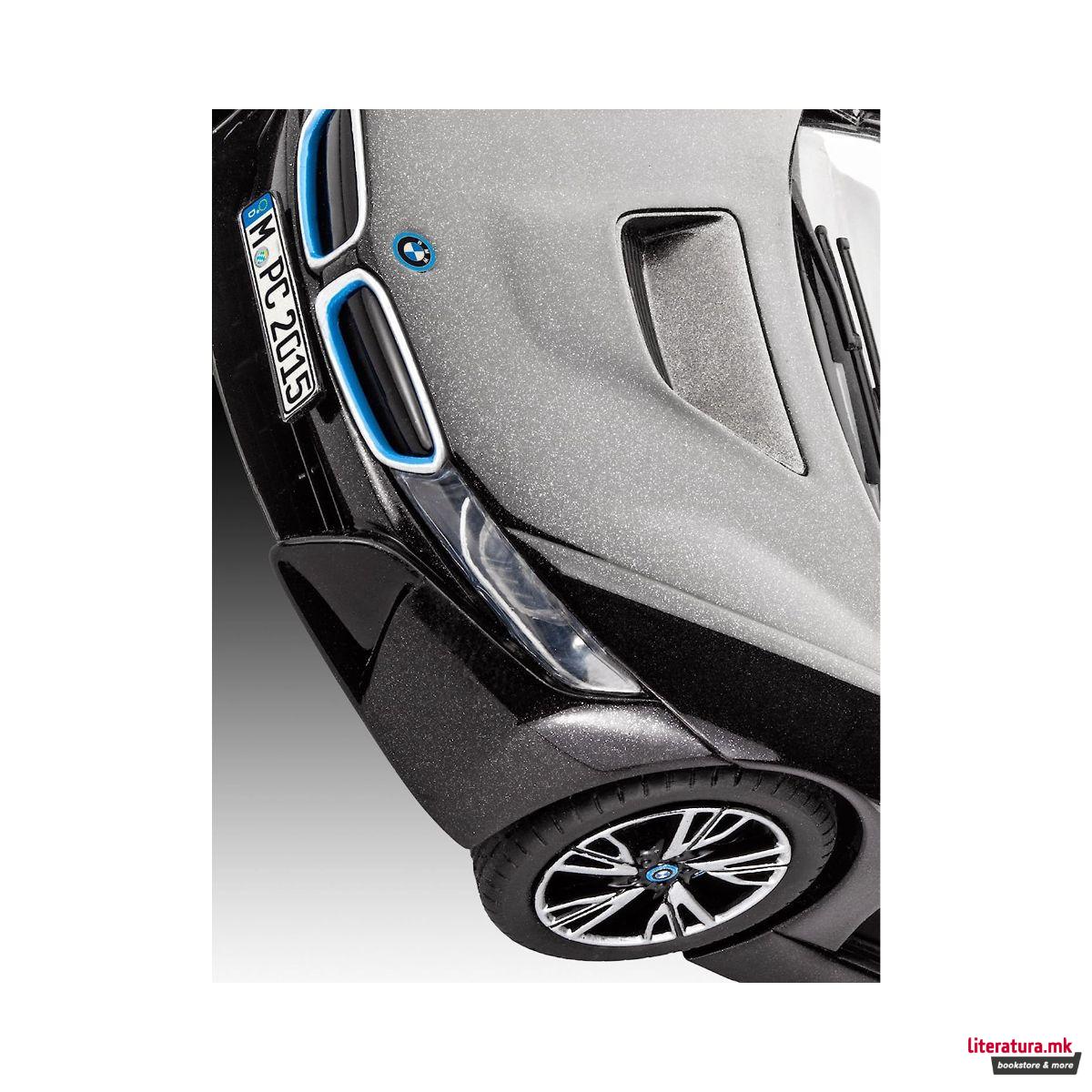 Сет макета + бои, BMW i8, 1:24 