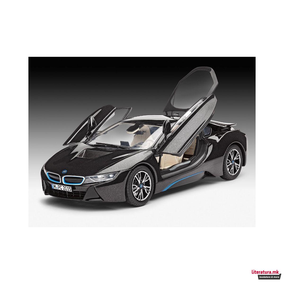 Сет макета + бои, BMW i8, 1:24 